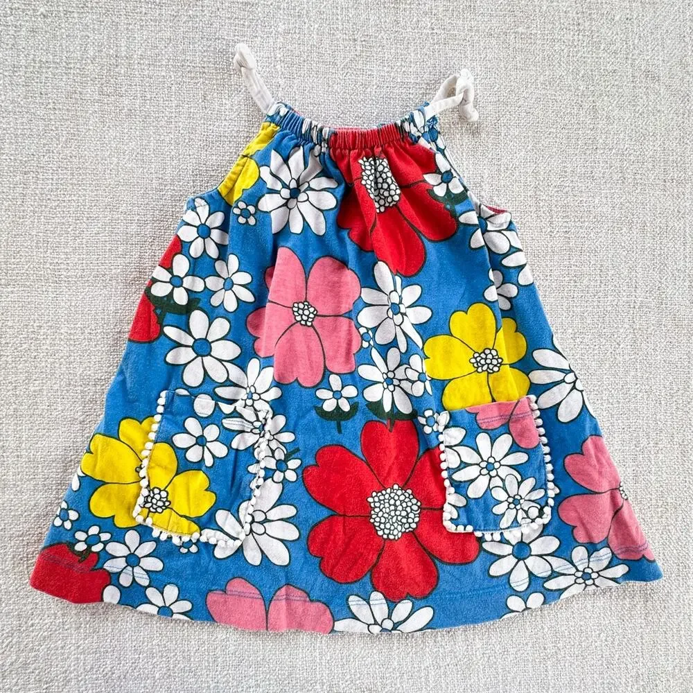 Mini Boden Vintage-Inspired Halter Swing Top/Dress GUC 4/5